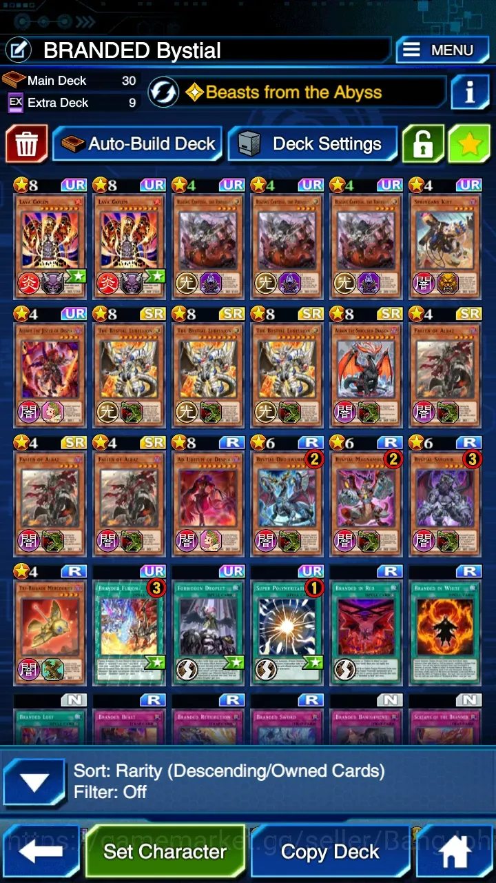 Yu-Gi-Oh! Duel Links Accounts Duel Links|Many Meta Deck(Branded,Snake Eye,Memento,Horus,Shining Sarco,Cyber Dragon,Hero 1