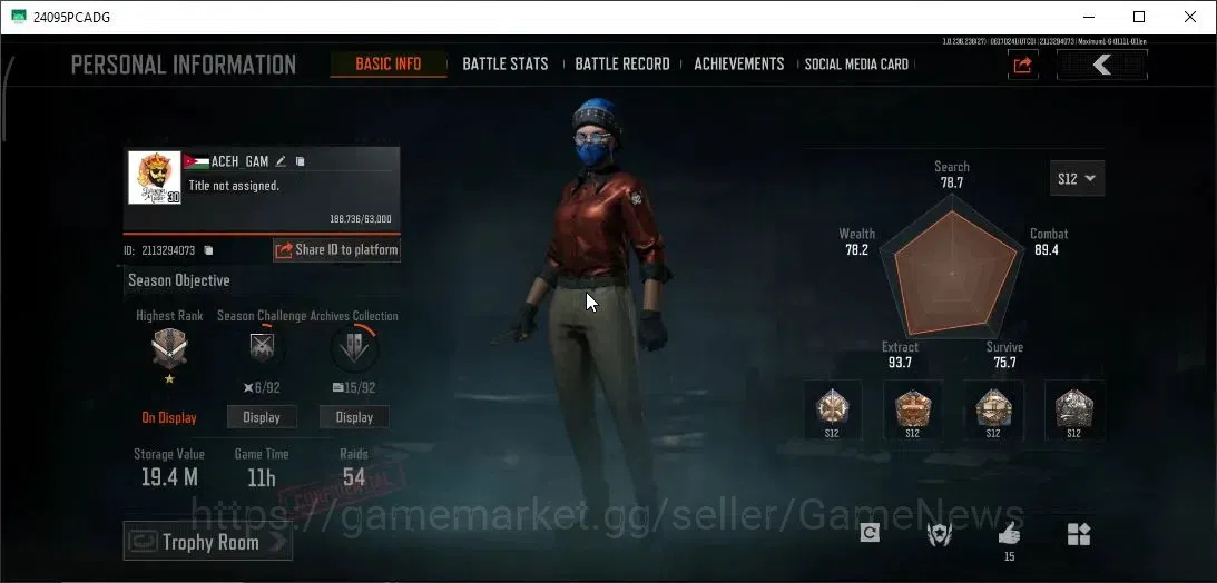 Arena Breakout Accounts MOBILE|Lv 30|SV 19.4M|CV 12M|4 Set Skin|QS AKS-74U image 2