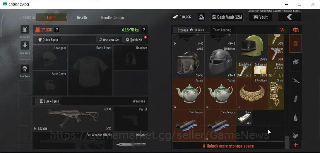 Arena Breakout Accounts MOBILE|Lv 30|SV 19.4M|CV 12M|4 Set Skin|QS AKS-74U image 3