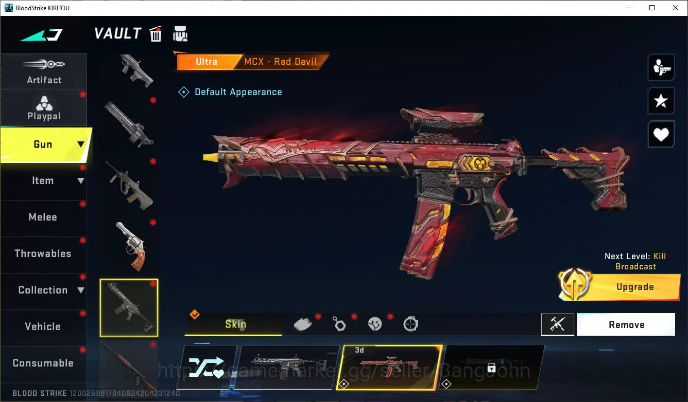 Blood Strike Accounts ASIA|EVOLVED=FAL-DRACO|COLLAB=M700,AK47,QBZ95|LIMI image 10