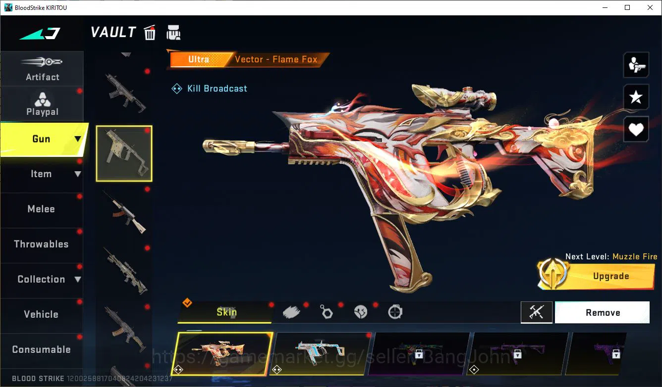Blood Strike Accounts ASIA|EVOLVED=FAL-DRACO|COLLAB=M700,AK47,QBZ95|LIMI image 14