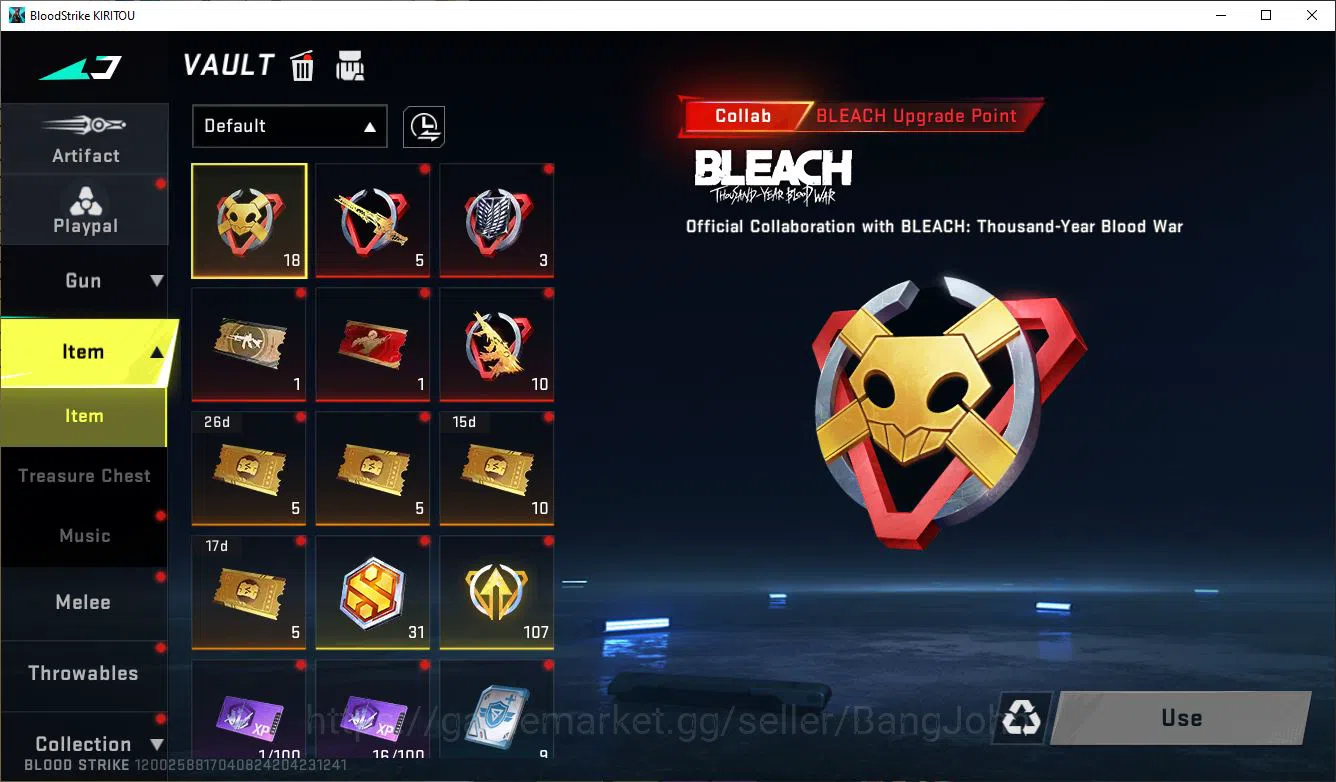 Blood Strike Accounts ASIA|EVOLVED=FAL-DRACO|COLLAB=M700,AK47,QBZ95|LIMI image 4