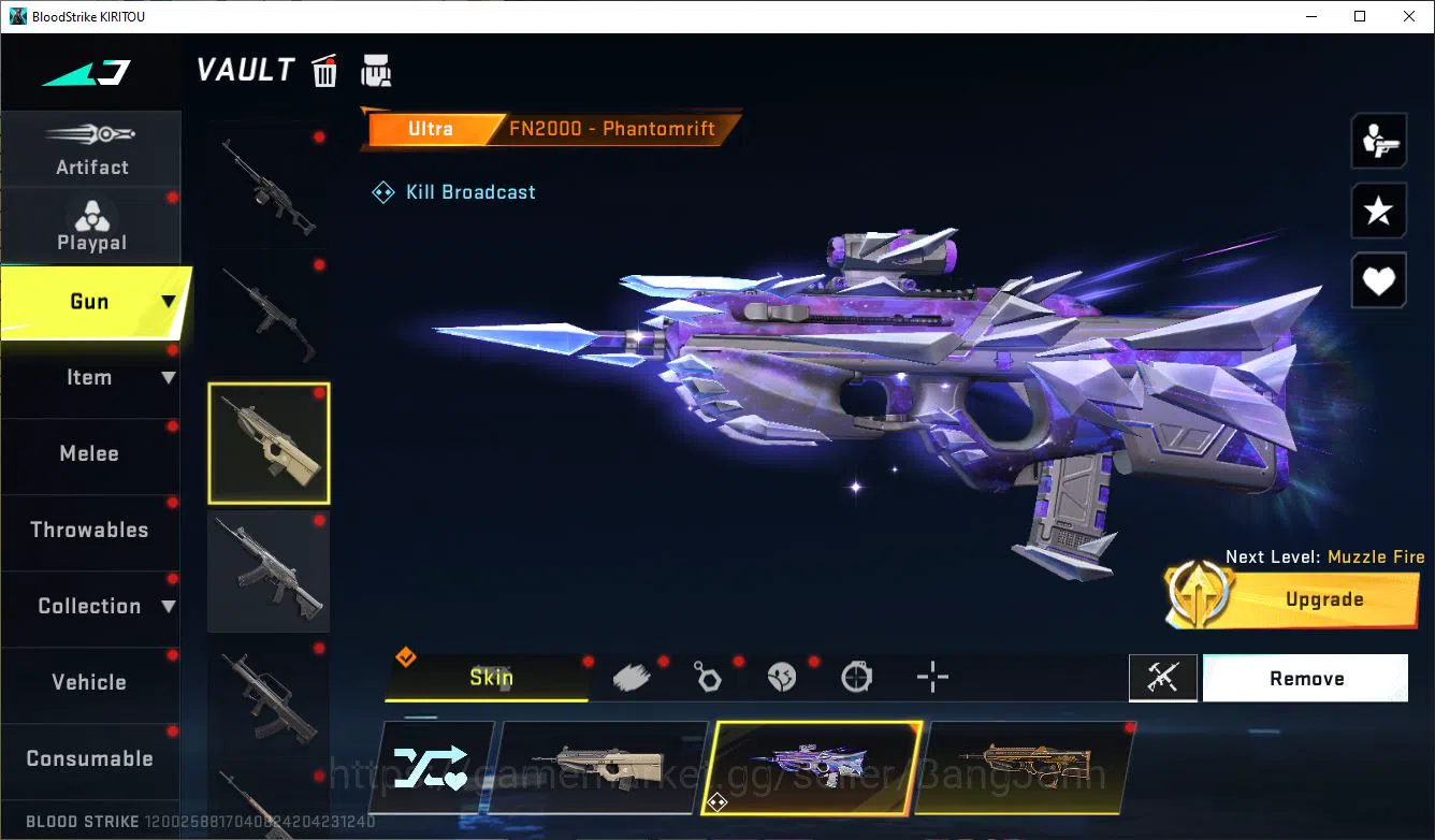 Blood Strike Accounts ASIA|EVOLVED=FAL-DRACO|COLLAB=M700,AK47,QBZ95|LIMI image 7