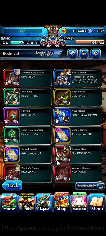 Grand Summoners Accounts Global|Rank 58|8 Ascend|EmiyaTW,Summer MiyuTW,Jay, image 6