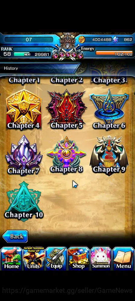 Grand Summoners Accounts Global|Rank 58|8 Ascend|EmiyaTW,Summer MiyuTW,Jay, image 14