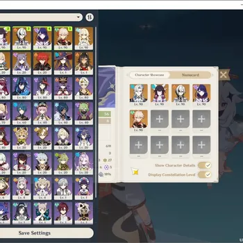 Genshin Impact Accounts Mid Game ASIA|AR 56|Rate On|8 Limit + 6 (*5 Weap)|(Raiden C2,Arlec)+Sign,Neuvill