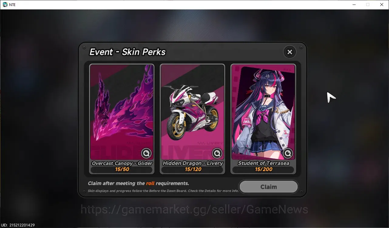 Neverness to Everness Accounts Global SEA|HL 3|2 SSR 1 Limited [Shinku],Jiuyuan|2 SSR Selector Box|Overcast&Tomato 8