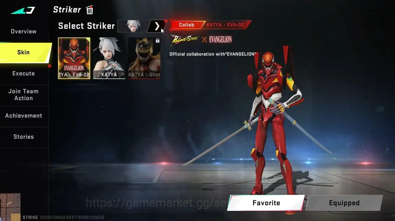 Blood Strike Accounts ASIA|Collab AOT [RAN-Mikasa]|EVA [KATYA-EVA02]|BLE image 14