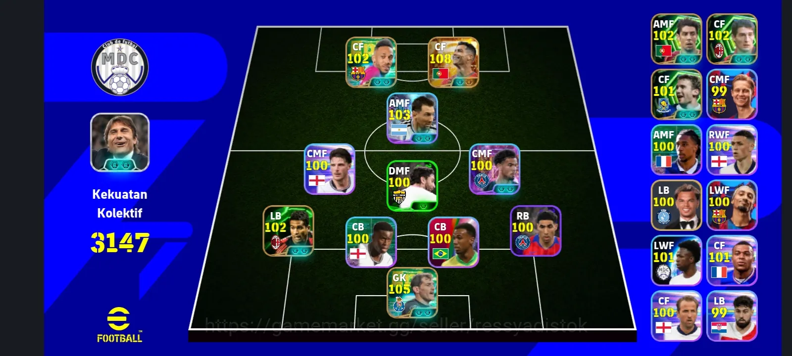 eFootball Accounts Legends & Iconic Players EFOOTBALL STARTER FOR PLAY | BIGTIME RONALDO NEW,AUBAMEYANG,SERGINHO,F 1