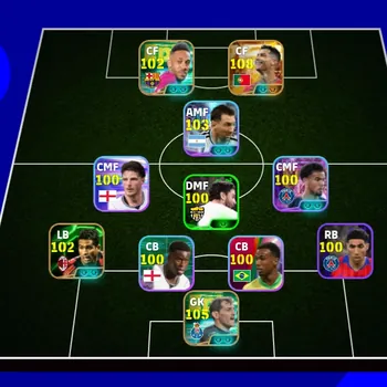 eFootball Accounts Legends & Iconic Players EFOOTBALL STARTER FOR PLAY | BIGTIME RONALDO NEW,AUBAMEYANG,SERGINHO,F