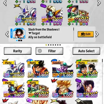 Dragon Ball Legends Accounts High-End Android | Lvl 179|119,6M Total Power|11,4K CC|3 LR|4 UL|UL Final Form Cooler,SS