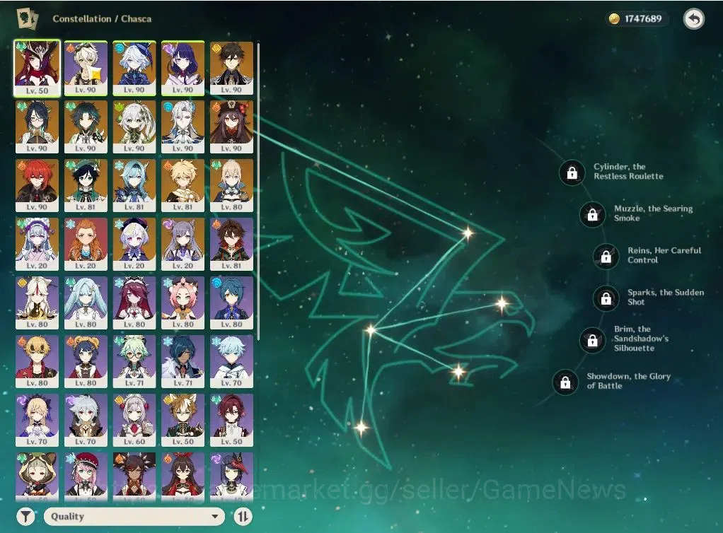 Genshin Impact Accounts ASIA|AR59|10Limited+3(*5WEP)|Neuvilete,Furina,Nahi image 3