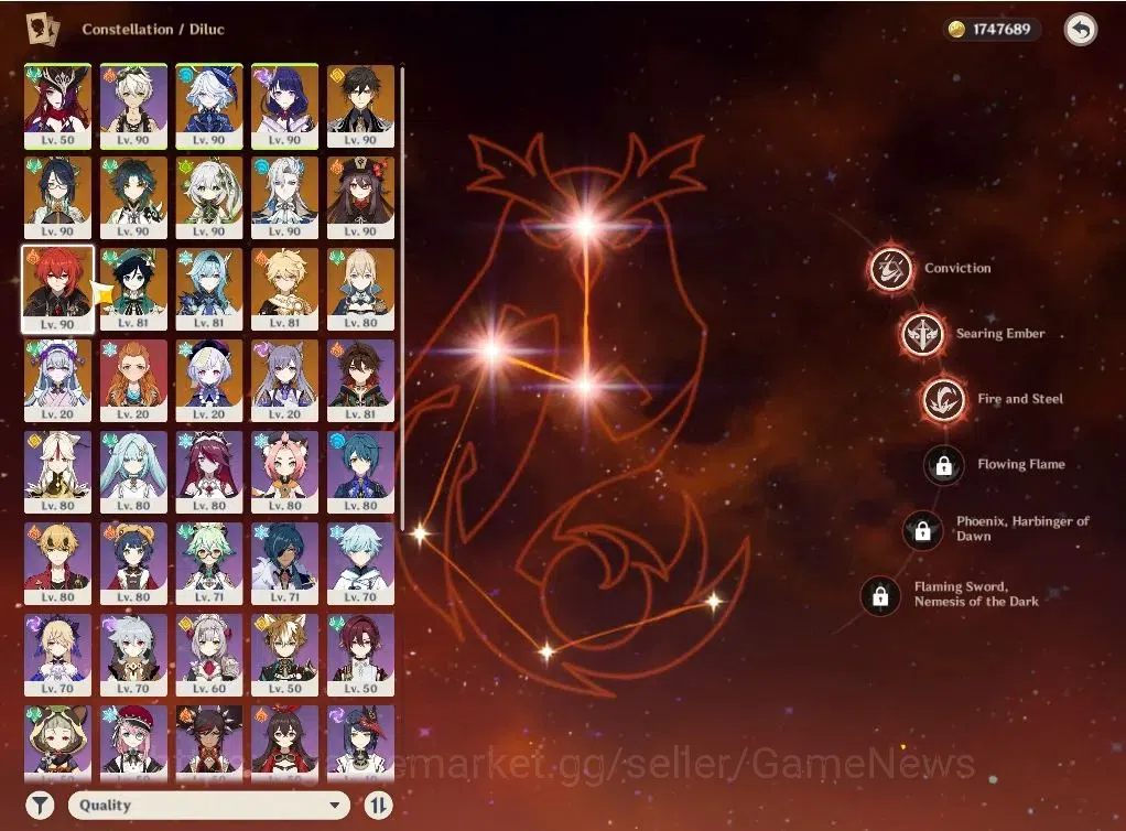 Genshin Impact Accounts ASIA|AR59|10Limited+3(*5WEP)|Neuvilete,Furina,Nahi image 6