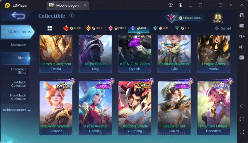 Mobile Legends: Bang Bang Accounts GLOBAL|Hero 132|Skin 467|Legend Alucard+Franco,ASP image 13