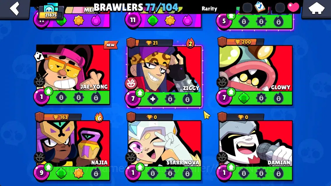 Brawl Stars Accounts 21875 Trophy|77 Brawler 19 Max|UL Kaze|167 Skin, HyperC(Godzilla Buzz,Black Buzz),5 Legend,6 Mythic,63 11