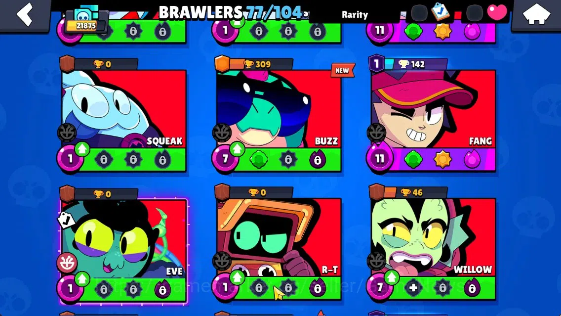 Brawl Stars Accounts 21875 Trophy|77 Brawler 19 Max|UL Kaze|167 Skin, HyperC(Godzilla Buzz,Black Buzz),5 Legend,6 Mythic,63 13