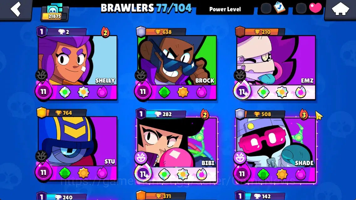 Brawl Stars Accounts 21875 Trophy|77 Brawler 19 Max|UL Kaze|167 Skin, HyperC(Godzilla Buzz,Black Buzz),5 Legend,6 Mythic,63 6