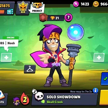 Brawl Stars Accounts 21875 Trophy|77 Brawler 19 Max|UL Kaze|167 Skin, HyperC(Godzilla Buzz,Black Buzz),5 Legend,6 Mythic,63