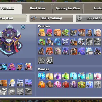 Clash of Clans Accounts High-End Th 15 Xp 186 GG WALL GOOD LOOKING HEROES 56-82-43-55-29-2 BH:9 6 HERO EQUIPMENT EPIC