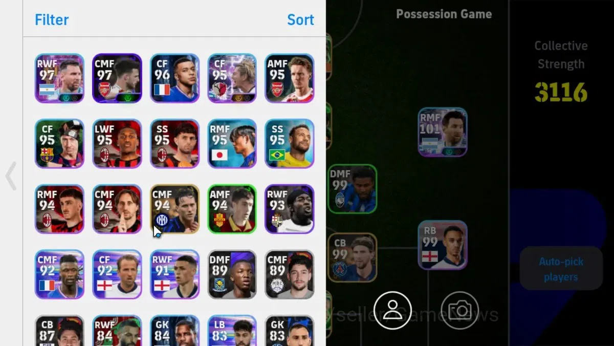 eFootball Accounts Android|Big Time Declan Rice,Epic Oliver Kahn,Fran image 2