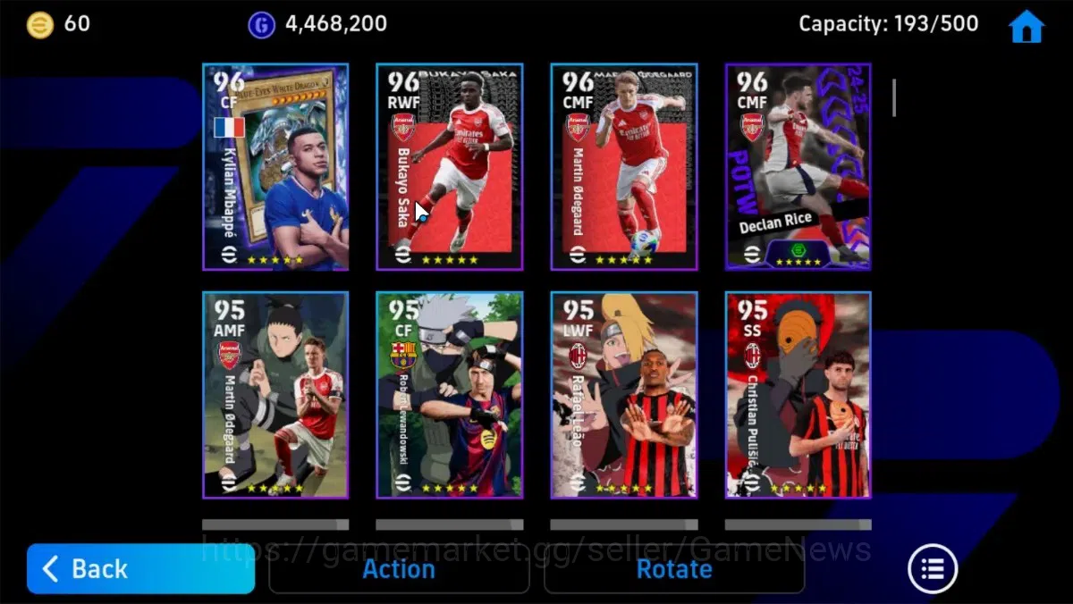 eFootball Accounts Android|Big Time Declan Rice,Epic Oliver Kahn,Fran image 6