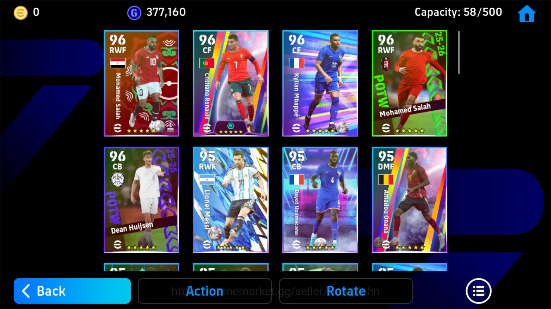 eFootball Accounts Power 3198 | Johan Cruyff Epic DB | Paul Scholes E image 5