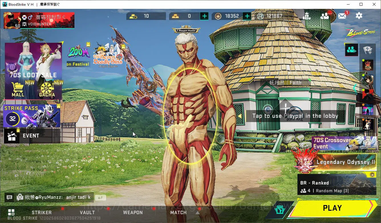 Blood Strike Accounts ASIA|ETERNAL Lv2 UZI-Scorpion+MELE TalonKnife,Cola image 1
