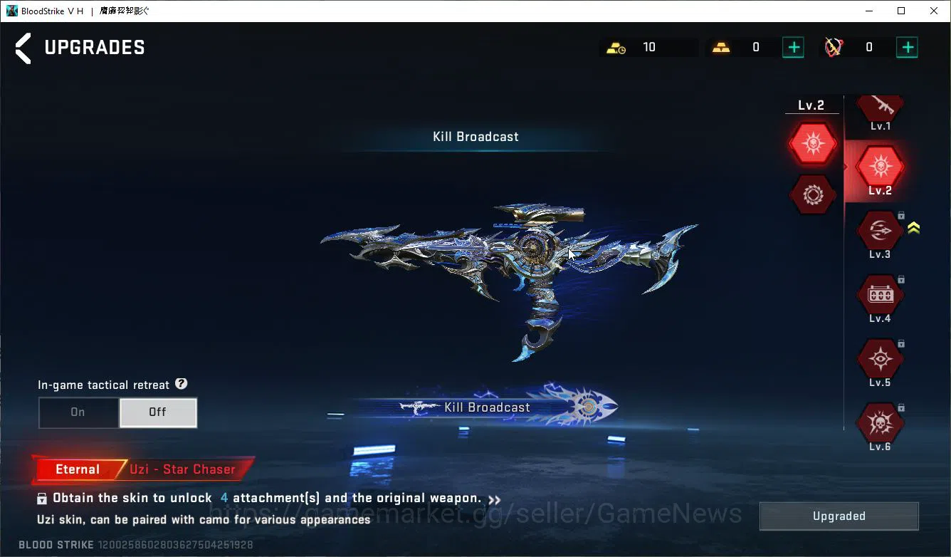 Blood Strike Accounts ASIA|ETERNAL Lv2 UZI-Scorpion+MELE TalonKnife,Cola image 17