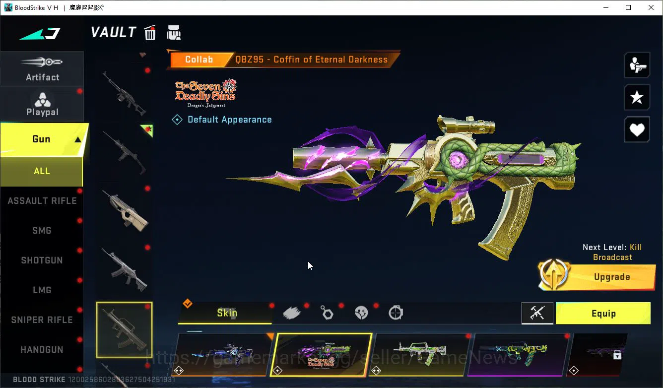 Blood Strike Accounts ASIA|ETERNAL Lv2 UZI-Scorpion+MELE TalonKnife,Cola image 19