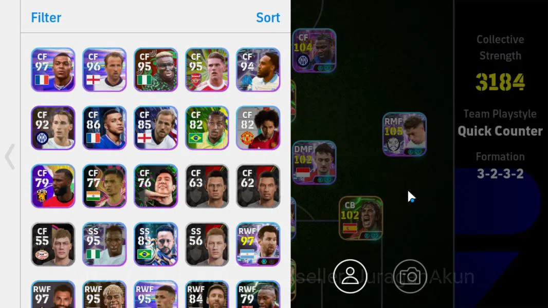 Mobile|Federico Valverde Visionary Pass,M Thuram Bullet Header,G Bale Acc Burst,Van Basten Phenom Finish,Etc|TakeEmail|(EF1168) eFootball Mid-Tier Mobile|Federico Valverde Visionary Pass,M Thuram B image 1