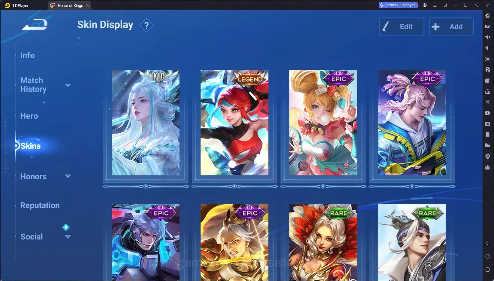 Honor of Kings Accounts Global | 52H 22S | AoT Heino, KIC Luna, LEGEND Ang image 3