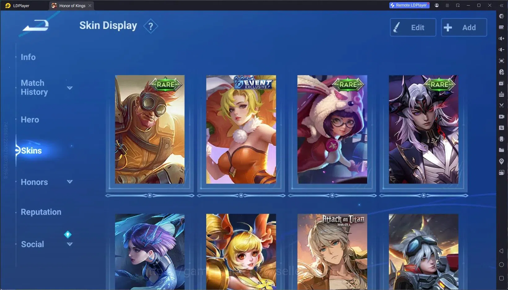 Honor of Kings Accounts Global | 52H 22S | AoT Heino, KIC Luna, LEGEND Ang image 4