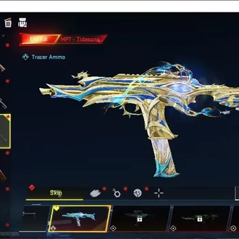 Blood Strike Accounts Collab Skin ASIA|ETERNAL MP7 Tidesong Lv3|Collab Enzo Rising,AOT M4A1 Battle of Faith|17 Ultra RPK