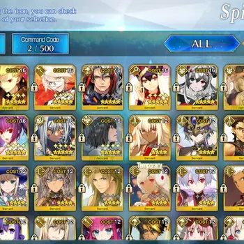 Fate-Grand Order Accounts NA Lvl 129 |12 SSR Servant|Morgan (NP 5),Koyan Light,Oberon,Skadi Ruler,Artoria,Etc|2 CE Black