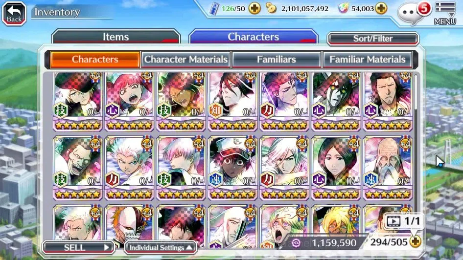 Bleach: Brave Souls Accounts [GLOBAL]54K Orbs|TYBW26[Yukio,Riruka],Yoruichi TYB image 8