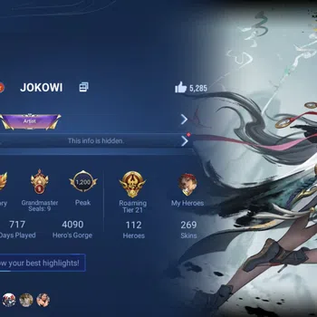 Honor of Kings Accounts Rare Skin Global Hero 112 Skin 269: MYTHIC Mulan, 2 Flawless (Arli,Lady Zhen) Limbo Biron,LNY Lady