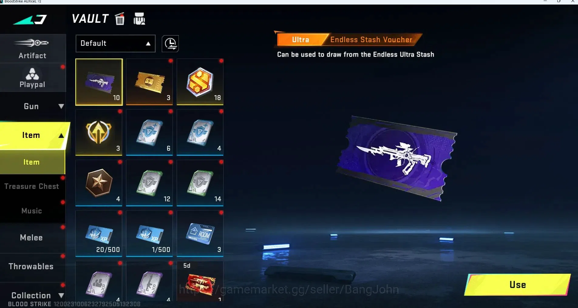 Blood Strike Accounts ASIA|ULTRA,QBZ95,AUG,M4A1,EMMA|MORE DETAIL CEK SS  image 10