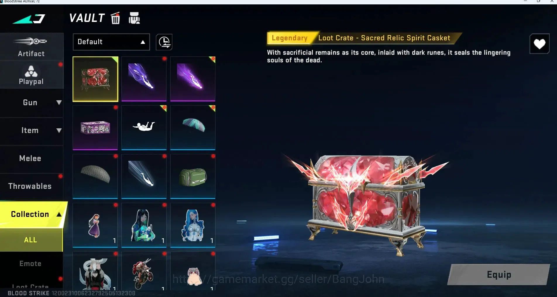 Blood Strike Accounts ASIA|ULTRA,QBZ95,AUG,M4A1,EMMA|MORE DETAIL CEK SS  image 13