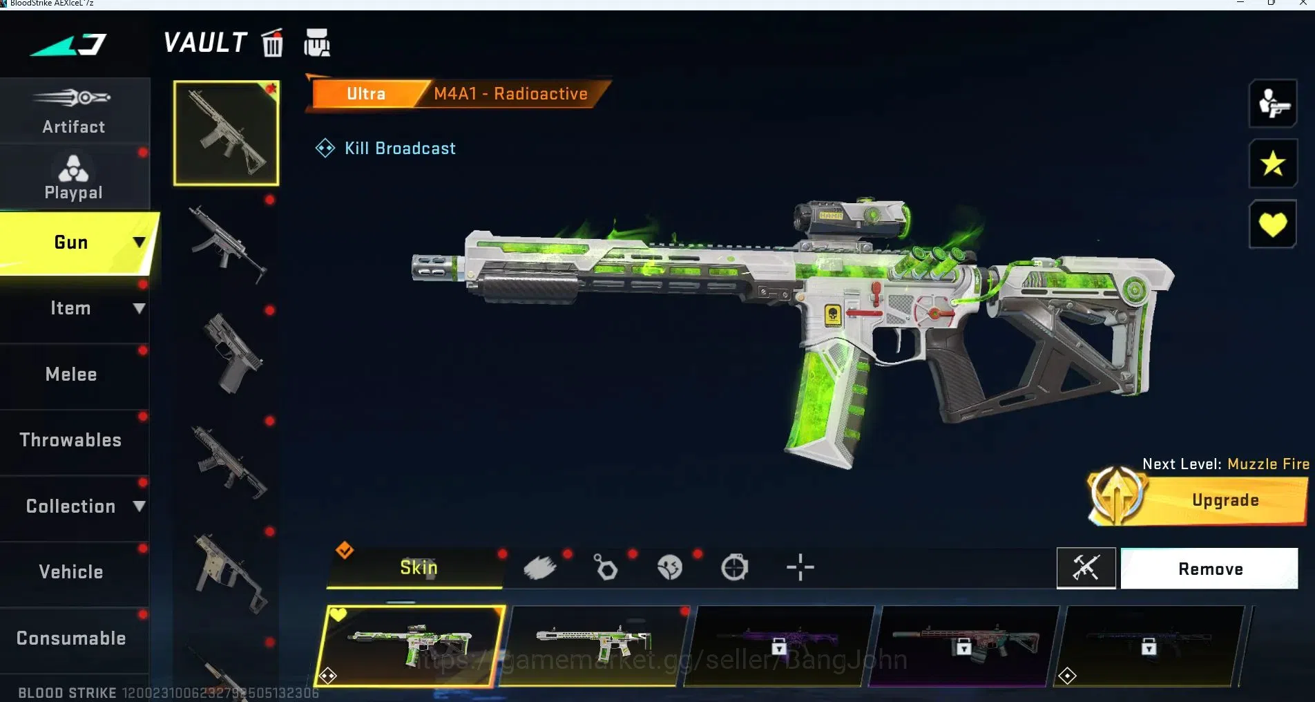Blood Strike Accounts ASIA|ULTRA,QBZ95,AUG,M4A1,EMMA|MORE DETAIL CEK SS  image 7