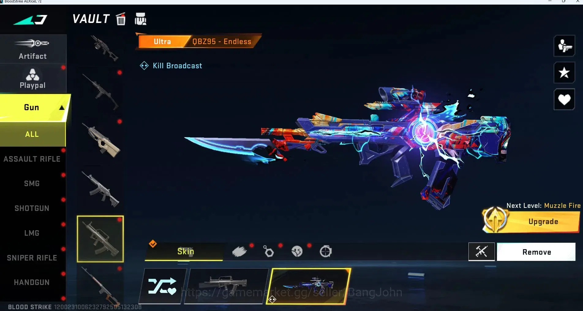 Blood Strike Accounts ASIA|ULTRA,QBZ95,AUG,M4A1,EMMA|MORE DETAIL CEK SS  image 9