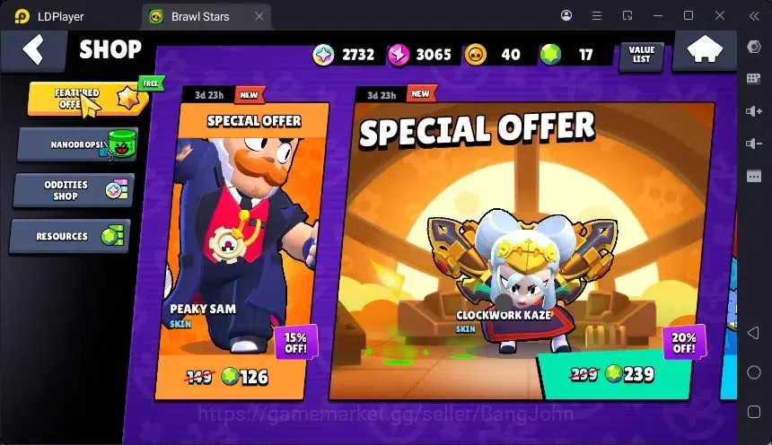 Brawl Stars Accounts Trophy 327 |10 Brawler|3 Power Lv11(Shelly,Edgar,Hank)|1 Mythic(Otis),2 Epic(Dahlia,Edgar)| Proteck Off 4