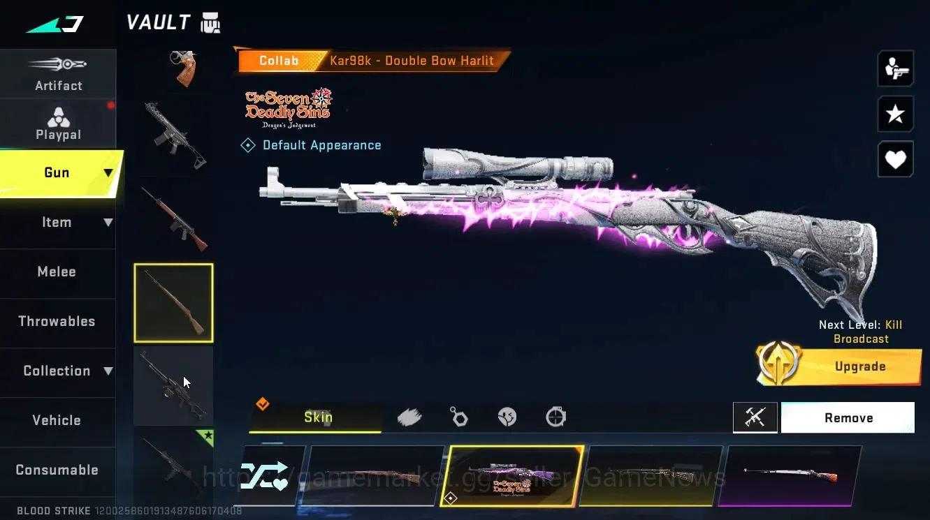 Blood Strike Accounts ASIA|ETRNAL ZERO-Odashadow|Collab AOT[FAL]+7DS[Kar image 19