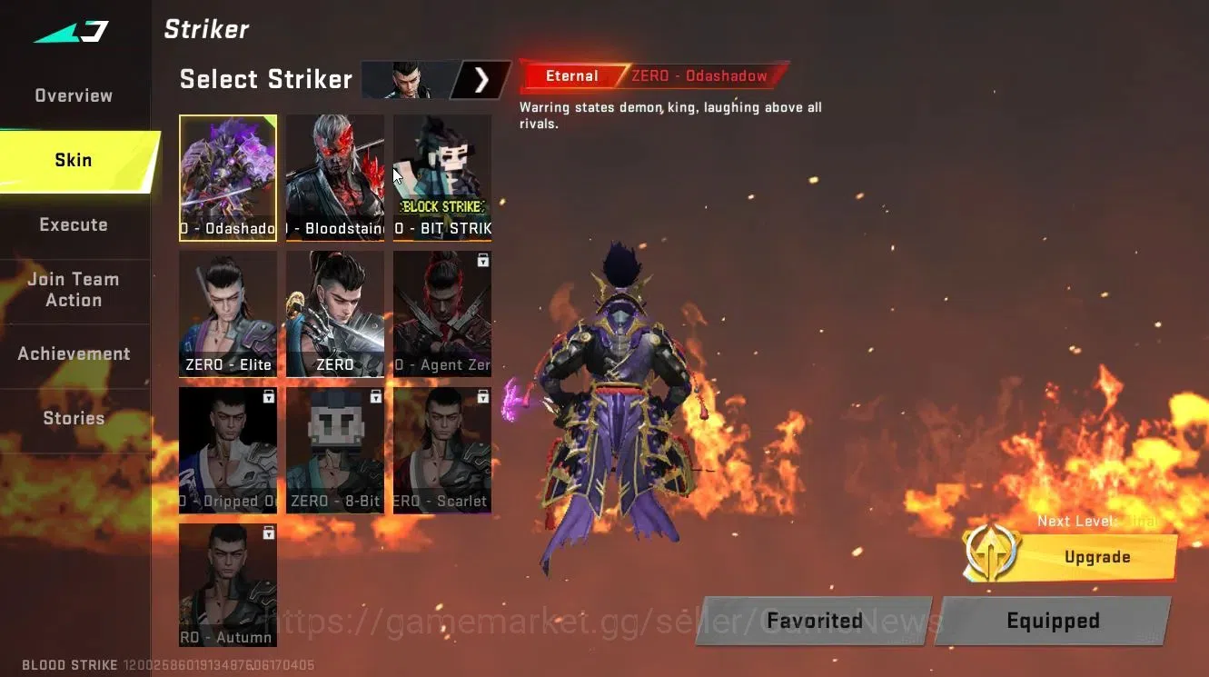 Blood Strike Accounts ASIA|ETRNAL ZERO-Odashadow|Collab AOT[FAL]+7DS[Kar image 3