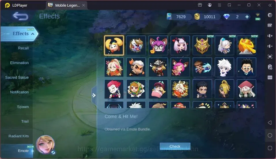 Mobile Legends: Bang Bang Accounts GLOBAL Hero 44  Skin 81  |Gaara|Epic Valir,Nana|Dt image 6