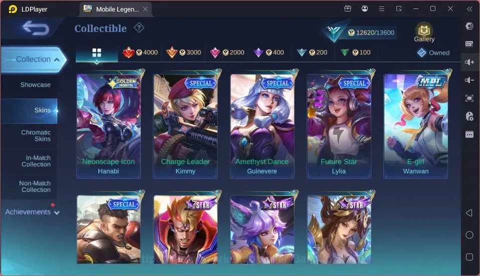 Mobile Legends: Bang Bang Accounts GLOBAL Hero 44  Skin 81  |Gaara|Epic Valir,Nana|Dt image 9