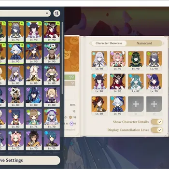 Genshin Impact Accounts Others ASIA|AR 59|10 Limit(4*5