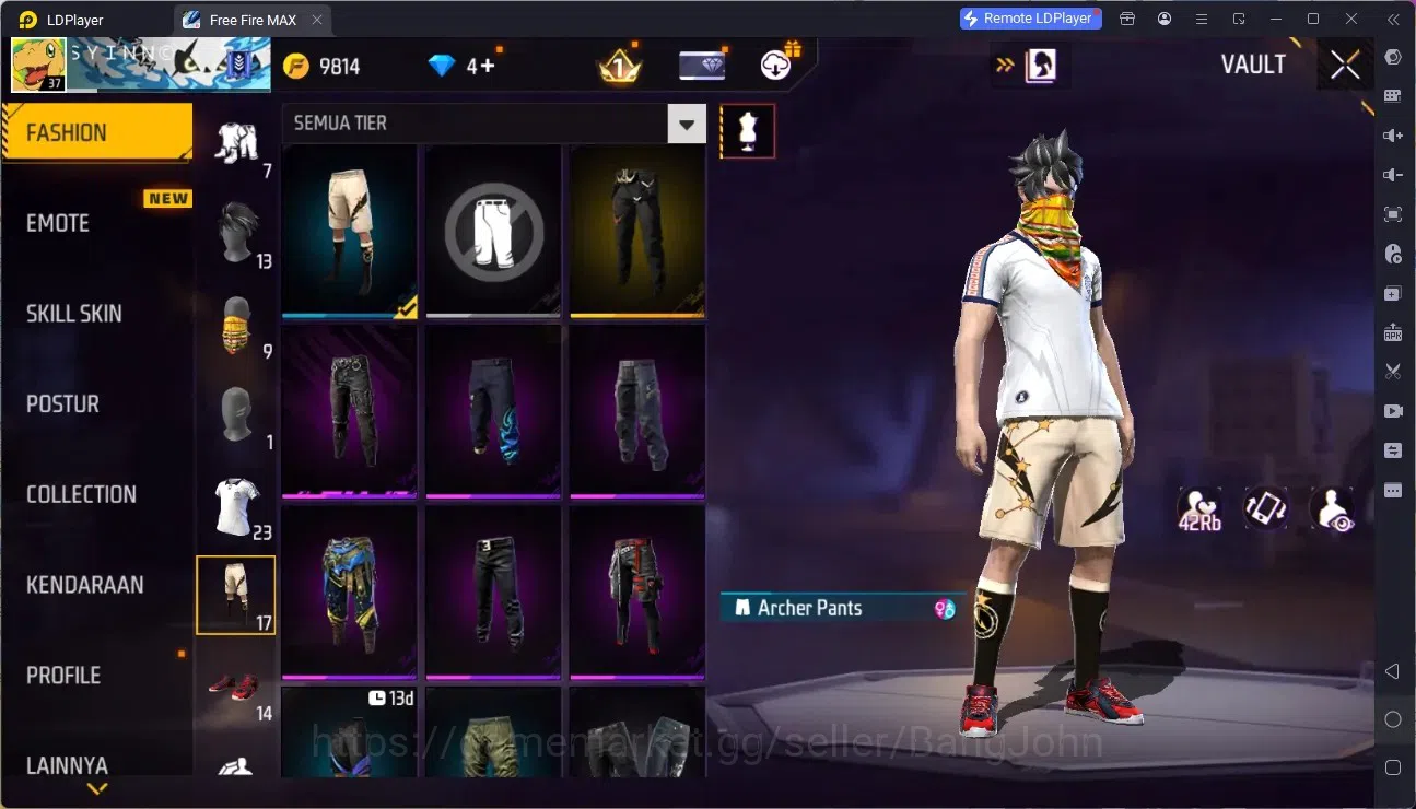 Free Fire Accounts Indonesia | M1887- Hand of Hope | Backpack Dream R image 12