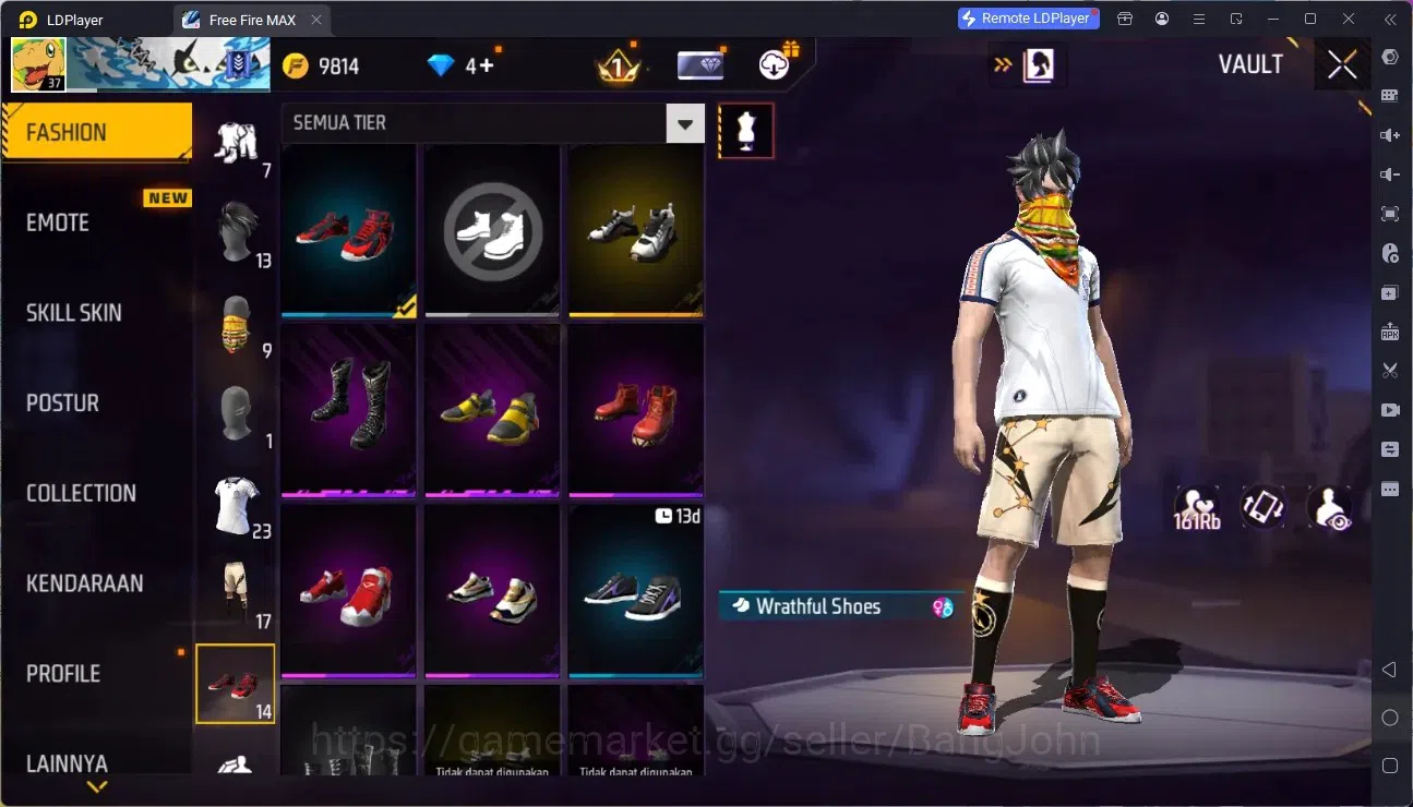 Free Fire Accounts Indonesia | M1887- Hand of Hope | Backpack Dream R image 13