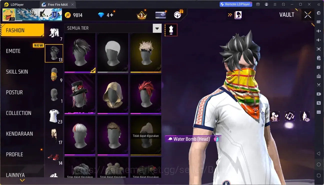 Free Fire Accounts Indonesia | M1887- Hand of Hope | Backpack Dream R image 8