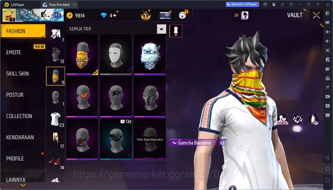 Free Fire Accounts Indonesia | M1887- Hand of Hope | Backpack Dream R image 9